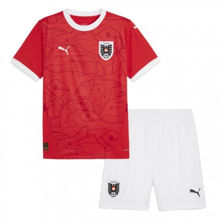 Tenue Enfant Autriche Domicile UEFA Euro 2024 (+ Short)